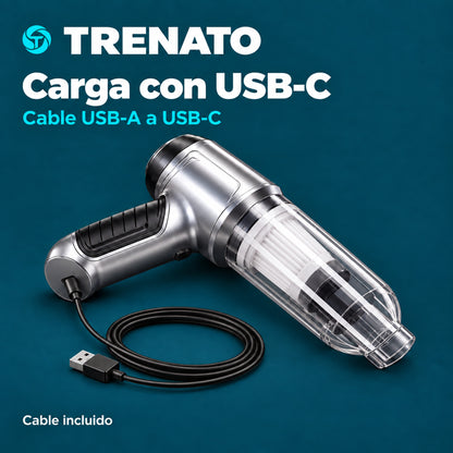Aspiradora portátil TRENATO para coche y hogar