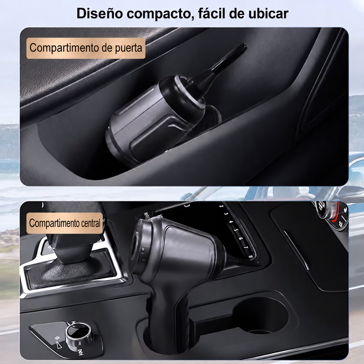 Aspiradora portátil TRENATO para coche y hogar